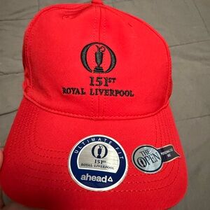 Red The Open 151st Royal Liverpool Cap